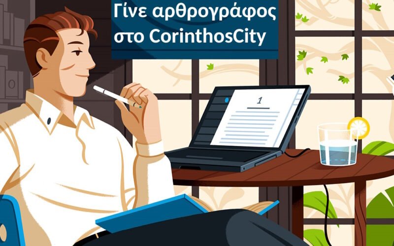 Γίνε αρθρογράφος στο Corinthos City