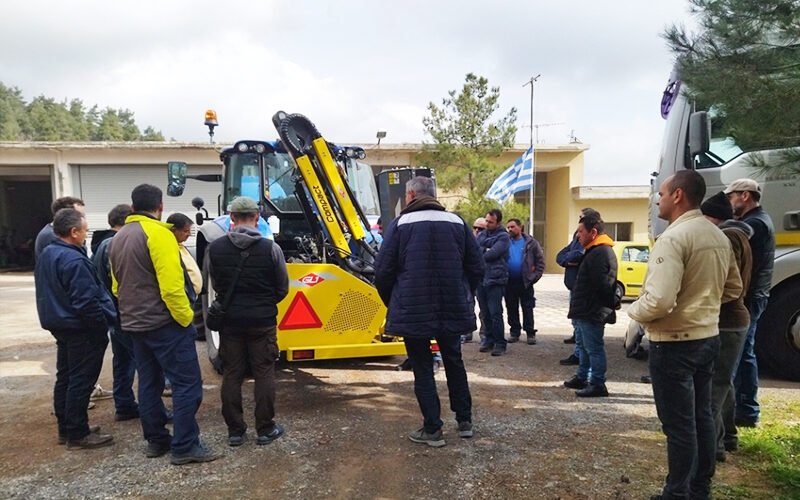 Εκπαίδευση χειριστών στα νέα σύγχρονα τρακτέρ της περιφέρειας